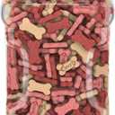 Milk-Bone Minis Sweetheart Snacks, Mini Dog Treats, 25 Oz. Canister (EXP 03/10/27)