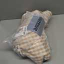 Cute Gingham Picnic Blanket, Waterproof Foldable, in Large 80x60in and Extra Large 80x80in, Portable Compact Beach Blanket, Oversized XL Outdoor Mat (Tan, X-Large)