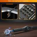 Saker 66 in 1 Magnetic Screwdriver Set Portable Multi Bit Ratcheting Screwdriver Kit with Detachable Handle for Home Electronics,Computer,Furniture, Bike,DIY,Gifts