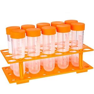 TEKEFT Primary Science Jumbo Test Tubes with Stand, Set of 10 Tubes, Ages 3+