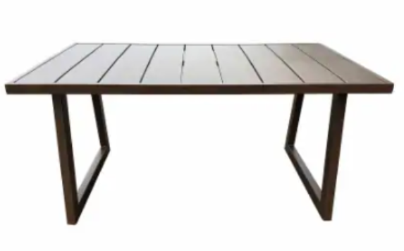 HD Designs Outdoors Paityn 57" Metal Slat Table
Size 57 x 33 in