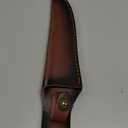 COHOMELARS Fixed Blade Knife Sheath Fits up to 8 Inch Blade, Leather Knife Sheaths Knife Holder Hunting Knife Sheath, Straight Knife Sheath Brown