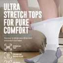 Doctor's Select Diabetic Socks for Men and Women - Non-Binding Neuropathy Socks for Diabetics Men | Non Grip & Grip Socks (Medium)