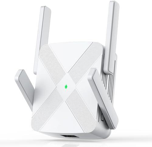 2024 Release WiFi Extender, WiFi Extender Signal Booster for Home Cover up to 10000sq.ft & Dual Band 2.4G&5G Advanced Technology, 1200Mbps WiFi Repeater with Ethernet Port up to 45 Devices