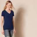 Amazon Essentials Women's Regular-Fit Short-Sleeve T-Shirt (Crewneck and V-Neck Options), Multipacks