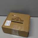 MOMEEMO Amber Shower Dispenser Set, Contains 3 Extra-Thick PET Plastic Bottles with Bamboo Pumps, Shampoo and Conditioner Dispenser for Shower, Perfect for Modern Bathroom Decor (Amber)