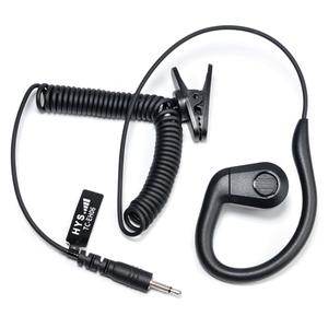 HYS Tactical Law Enforcement Radio Earpiece, Listen/Receiving ONLY, Over Ear Ear-Hook Headset for Remote/Shoulder Speaker Microphones with 2.5mm Earpiece Jack