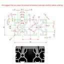 4080 T Slot Aluminum Extrusion for 3D Printer Parts and CNC DIY Black 1220mmX2