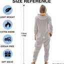 Unisex Adult Animal Onesie Pajamas Slim Fit Halloween Costume One Piece Sleepwear Homewear Cosplay Suit