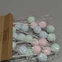 Gejoy 6 Pcs 15.7 Inch Pastel Candy Christmas Tree Picks and Sprays Candy Land Christmas Sticks Pastel Xmas Lollipop Stems Cute Macarons Xmas Tree Toppers for Vase Filler Holiday Party Decoration