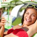 Honeydak 100 Pcs Margs and Matrimony Cups Bulk 12oz Plastic Margarita Bachelorette Party Cups with Lids Straws Cute Martini Pattern Cup Tumbler for Bachelorette Party Wedding Bridal Shower(Classic)