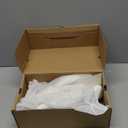 Coutgo Womens Slingback Stiletto High Heels Closed Pointed Toe Pumps D’Orsay Sexy Office Dress Shoes, White, Size 10