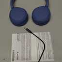 Sony WH-CH520 Wireless Headphones Bluetooth On-Ear Headset with Microphone and up to 50 Hours Battery Life with Quick Charging, Blue