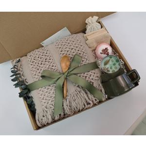 Get Well Gift Baskets for Women & Men - Self Care Package/After Surgery, Sympathy/Relaxation Gifts, Thinking of You/Grief/Bereavement/Miscarriage/Thank you Gifts for Women (Green)