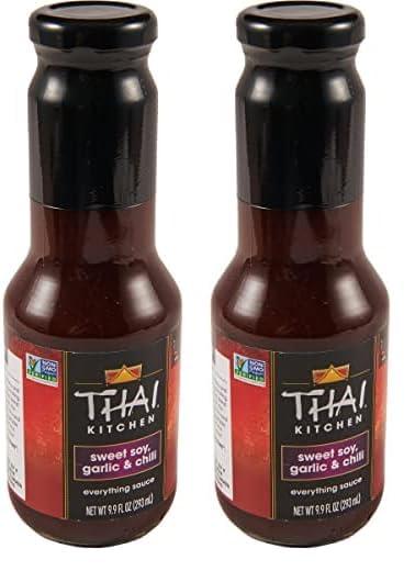 Thai Kitchen Sweet Soy, Garlic & Chili Everything Sauce, 9.9 fl oz (Pack of 2), BEST If Used JUL 09/24