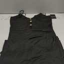 Forever 21 Womens Dress with Front Hardware, Black, Large