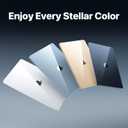 Soonjet for MacBook Air 15 inch Case | M5 M4 M3 M2 2026 2025-2023 | Exclusive Midnight, Dazzle Boldly | Hard Shell Cover | A3448 A3241 A3114 A2941 | Crystal Midnight