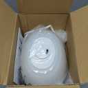 BOXING 3L Cool Mist Humidifier, Ultra Quiet 20dB for Bedroom, Baby & Office, Top Fill Air Humidifier for Home Office & Indoor Plants, 30H Runtime, Essential Oil Tray, Night Light, BPA-Free, White