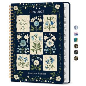 Planner 2026-2027, Jul 2026-Jun 2027 Academic Monthly & Weekly Planner