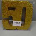 50th Birthday Decorations for Men and Women,50th Anniversary Decorations,Gold Glitter 50th Birthday Centerpieces for Table Decorations,Number 50 Table Topper Decor