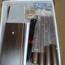 Nightstand,Modern Bedside Table with Storage Drawer and Open Wood Shelf, for Living Room, Bedroom and Small Spaces, Accent Night Stand with Solid Wood Legs, Easy Assembly,Walnut Brown