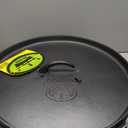 King Kooker 20 Quart Pre-Seasoned Cast Iron Dutch Oven with Lid and Wire Bail Handle- Great for Gumbo, Jambalaya, Chili, Soup and Stew