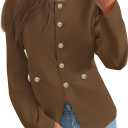 PRETTYGARDEN Women's 2026 Fall Blazers Button Down Fitted Lightweight Dressy Work Suit Jackets Trendy Business Casual Outfits
