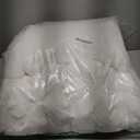 WDCOZY Faux Fur Throw Blanket Striped Super Soft Cozy Fluffy Luxurious Blankets Couch Bed Sofa Chair Home Decor Warm Furry Fall Winter Plush Lightweight Rabbit Fur Bubble Blanket 60" x 80", Ivory