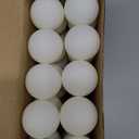 Ping Pong Balls White 15 or 50 Pack, Professional ABS Table Tennis Ball 1 Star 40mm Official Size + Weight, for Training & Practice - Durable High Performance
