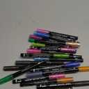 Caliart 36 Colors Outline Markers Shimmer Glitter Pens, Doodling Marker Set for Adults Artists, Cool Fun Craft Drawing Art Supplies