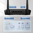Dbit N300 Easy Setup Wireless Wi-Fi Router Smart Home Internet Router - 2 x High Power Antennas, Supports Access Point, WISP, Up to 300Mbps (T1 Pro)