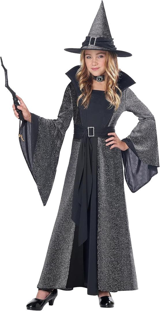 Girl's Moonlight Shimmer Witch Costume (Extra Large, Black)