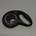 FLEXI New Classic Tape Retractable Dog Leash for Medium Dogs Upto 55 lbs.  16 ft., Black | Tangle Free Pet Walking Leash with One-Handed Brake, Pause, Lock|German Quality Product