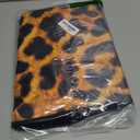 Brown Black Leopard Windshield Sun Shade for Car Auto SUV Truck Foldable Front Window Sunshade Sun Visor Protector Block UV Rays Reflect Heat, 55" x 28"