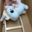 FUNLIO Unicorn Baby Rocking Horse, Rainbow Fairy Unicorn Rocking Horse for Toddlers 6 Months to 3 Years, Stuffed Ride-on Animal Rocker, Easy to Assemble, CE & CPC Certified, Large
