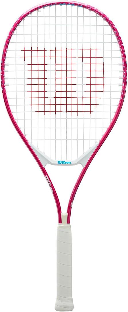Wilson Ultra Power 25" Junior Recreational Tennis Racket - Pink/White/Blue
