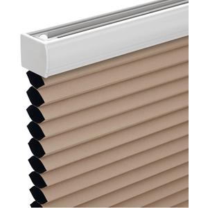 Changshade Cordless Cellular Shades, Blackout Honeycomb Shades for Windows, Pull Down Pleated Blinds, Easy to Install for Indoor Windows and French Doors,32" W x 72" H, Light Brown Changshade Cordless Cellular Shades, Blackout Honeycomb Shades for Windows, Pull Down Pleated Blinds, Easy to Install for Indoor Windows and French Doors,32" W x 72" H, Light Brown