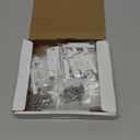 Window Sash Locks, 10 Pack Cam Action White Window Locks, Window Latches with Keeper Diecast Sliding Window Parts Replacement Sash Locks for Sliding Windows Double Hung Windows