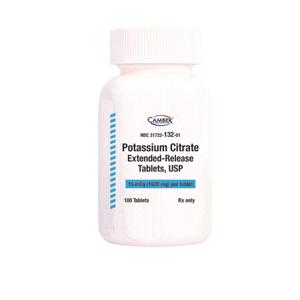 Potassium Citrate ER, BBD: 05/2028
