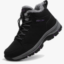 Moodeng Women's Winter Snow Boots Outdoor Hiking Boots Warm Waterproof Ankle Booties for Walking and Anti-Slip, size 38