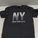 NYC Skylines New York City That Never Sleeps Gift T-Shirt (Small, Black)