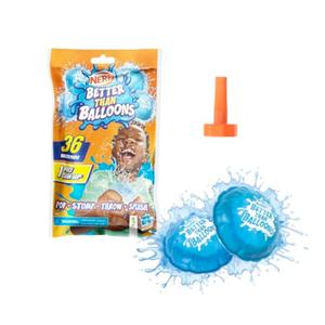 NERF Better Than Balloons Water Toys, Easy 1 Piece Clean Up, 36 Pods, Lots of Ways to Play, Backyard Water Fun, Gifts for Kids, Ages 3+ 2 Pack