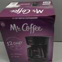 Mr. Coffee 12-Cup Switch Coffee Maker Black: Electric Drip Coffee Machine, 60 oz Capacity, Dishwasher-Safe Parts