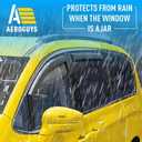Extra Durable Window Deflectors in-Channel Window Visors Rain Guards Fit for Chrysler Pacifica 2017-2026, Sun Visors, Wind Vent for Shades, Exterior Car Accessories - 4 pcs. AG0929