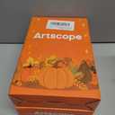 2 x Artscope Halloween Decorative Throw Pillow Covers 18x18 Inch Set of 4, Ghost Trick or Treat Pumpkin Sweet But Spooky Outdoor Farmhouse Pillow Cases for Home Sofa Couch-Orange