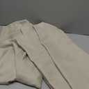 NICETOWN Thick Linen Bedroom Curtains Privacy Added, Rod Pocket & Back Tab Not See Through Linen Blend Privacy with Light Filtering Drapes for Farmhouse/Living Room, Angora, W55 x L84, 2 Panels