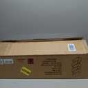 Gadroad 5 Tier Geometric Bookcase,S Shaped Bookshelf, Wood Decorative Storage Shelving, Modern Freestanding Display Shelves, Tall Book Shelf Unit for Living Room Bedroom, White