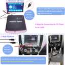 Jupiter USB CD Player for Car Auto, Portable External CD DVD Player, USB Plug & Play (No Decoder Needed), AUX Uses Decoder for Louder Clearer Sound, Anti-Skip, Seamless Track Playback, Resume
