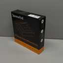 SpaceAid Bag Storage Organizer for Kitchen Drawer, Bamboo Organizer, Compatible with Gallon, Quart, Sandwich and Snack Variety Size Bag (1 Box 4 Slots), 2.5" High