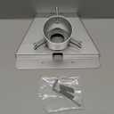 Pipe Adapter for Starlink Gen 3, Adjustable Pole Mount Adapter for Starlink Standard Dish V3, Aluminum Alloy, Black